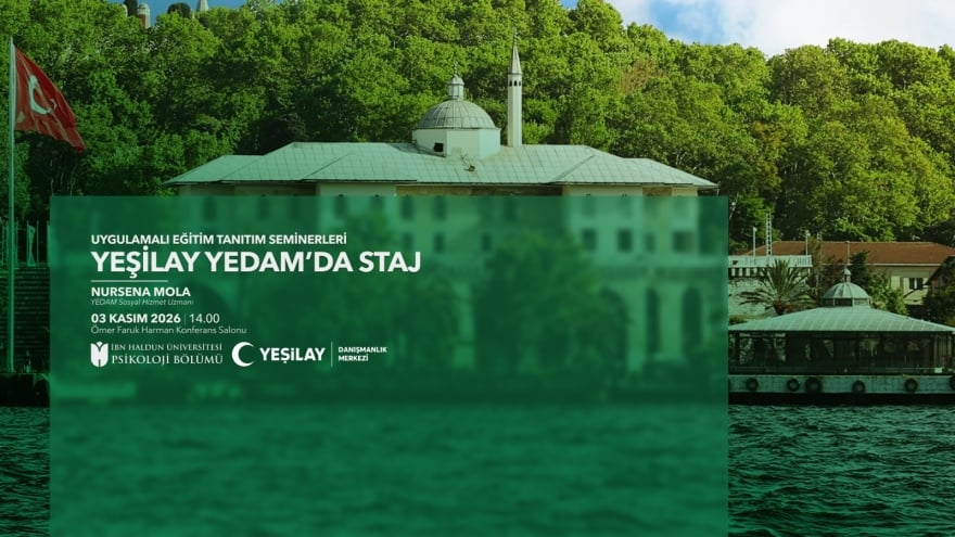 Yeşilay YEDAM’da Staj
